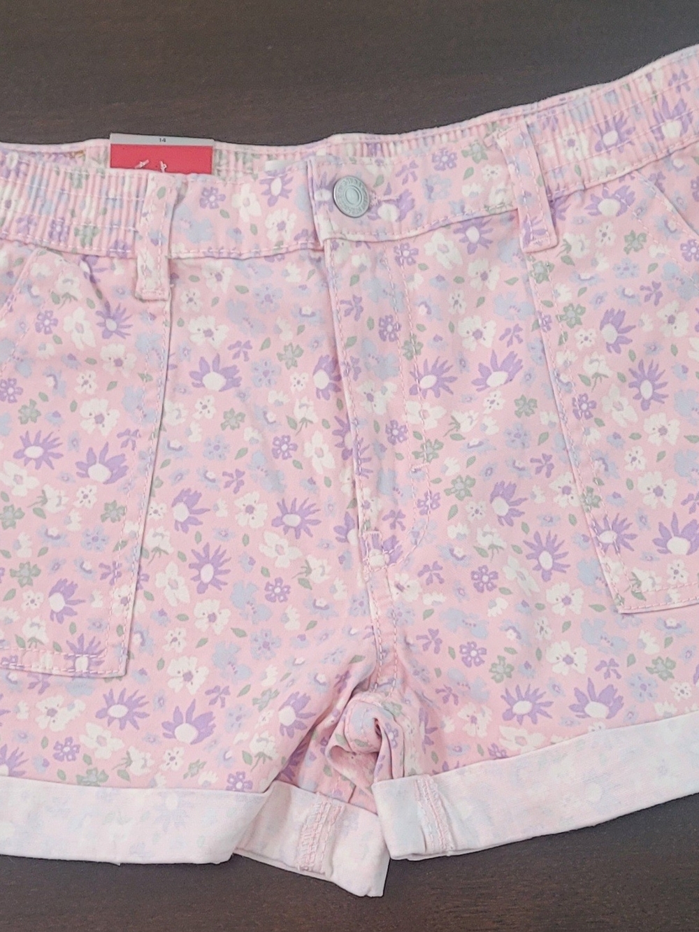 Levi's Pink & Lavender Floral Girls' Shorts